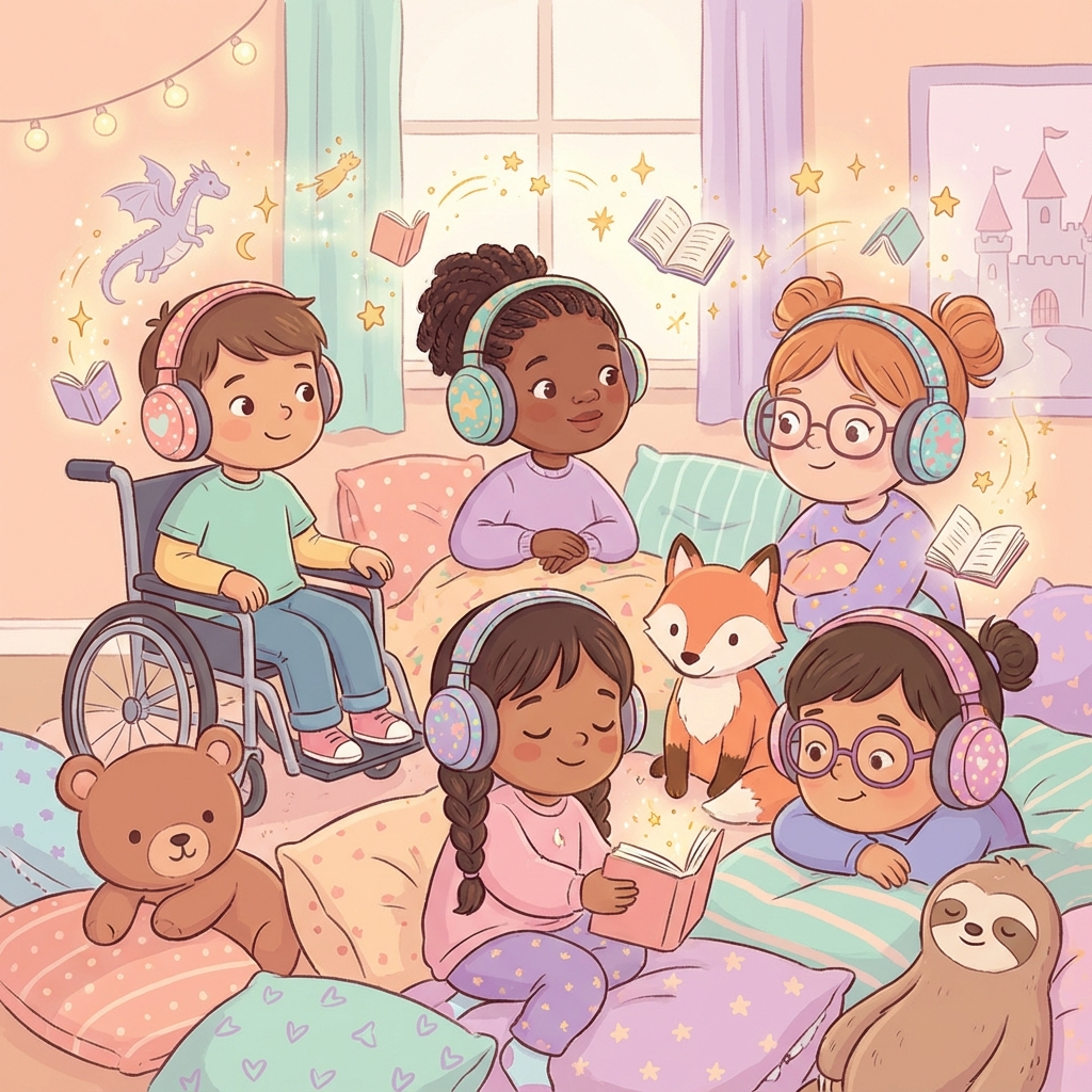 Children enjoying stories